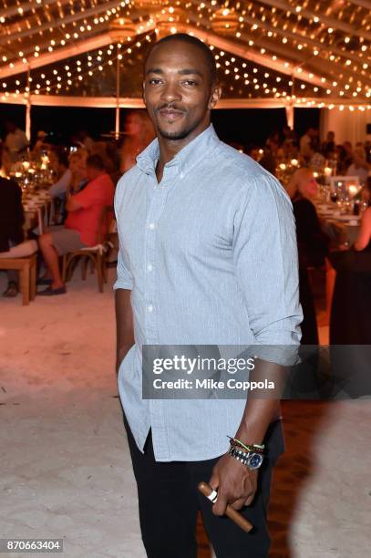 Anthony Mackie attends the weekend opening of The NEW ultra-luxury Cove Resort at Atlantis Paradise Island on November 4, 2017 in The Bahamas.