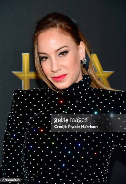 Model Timea Vajna attends the 21st Annual Hollywood Film Awards at The Beverly Hilton Hotel on November 5, 2017 in Beverly Hills, California.