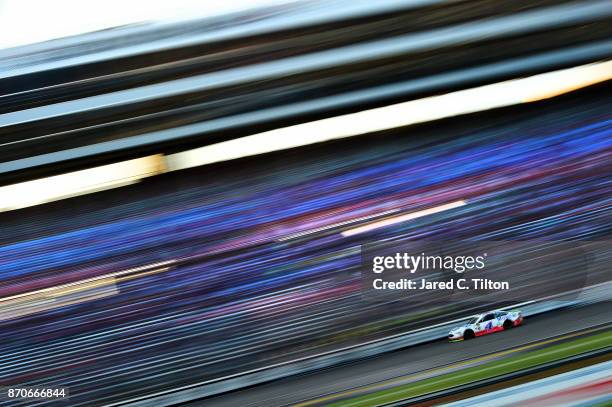 Kevin Harvick drives the Mobil 1 Ford during the Monster Energy NASCAR Cup Series AAA Texas 500 at Texas Motor Speedway on November 5, 2017 in Fort...