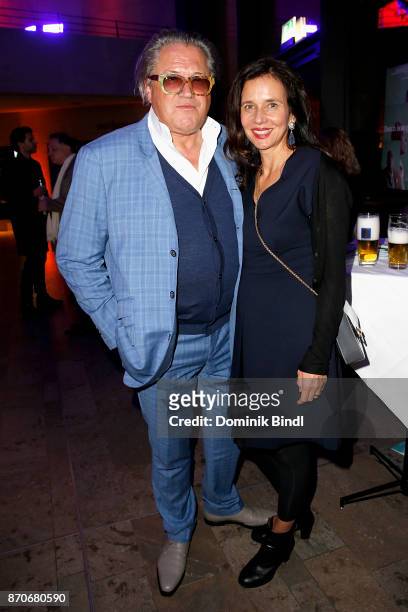 Michael Brandner and his wife Karin Brandner during the 7th German Director Award Metropolis at HFF Munich on November 5, 2017 in Munich, Germany.