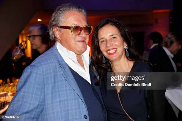 Michael Brandner and his wife Karin Brandner during the 7th German Director Award Metropolis at HFF Munich on November 5, 2017 in Munich, Germany.