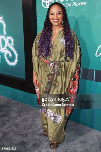 Lalah Hathaway attends the 2017 Soul Train Awards, presented by BET, at the Orleans Arena on November 5, 2017 in Las Vegas, Nevada.