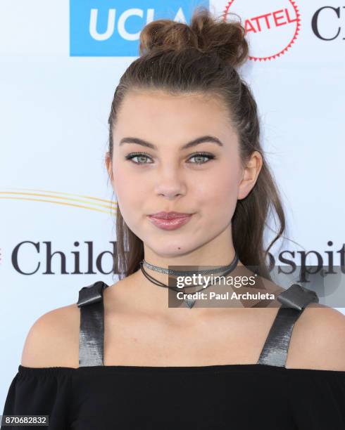 Actress Caitlin Carmichael attends the 18th annual Mattel Party On The Pier at Pacific Parkâ Santa Monica Pier on November 5, 2017 in Santa Monica,...