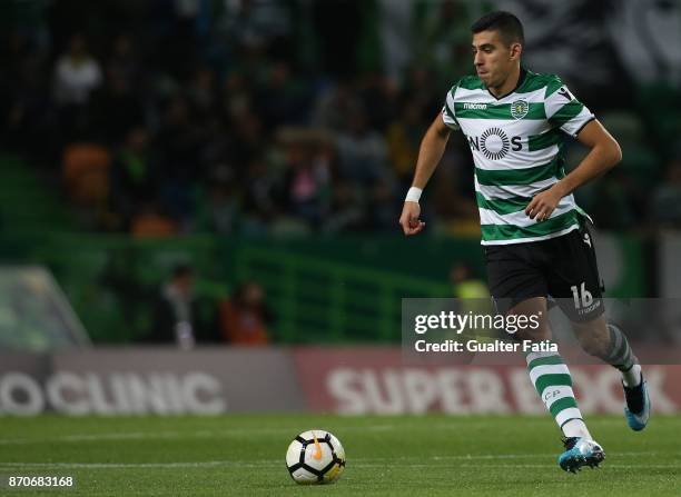 Sporting CP midfielder Rodrigo Battaglia from Argentina in action during the Primeira Liga match between Sporting CP and SC Braga at Estadio Jose...