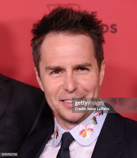 Actor Sam Rockwell attends the premiere of "Three Billboards Outside Ebbing, Missouri" at NeueHouse Hollywood on November 3, 2017 in Los Angeles,...