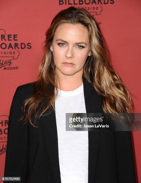 Actress Alicia Silverstone attends the premiere of "Three Billboards Outside Ebbing, Missouri" at NeueHouse Hollywood on November 3, 2017 in Los...