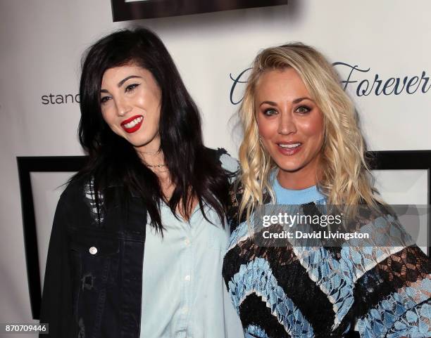 Actresses/sisters Briana Cuoco and Kaley Cuoco attend the 7th annual Stand Up For Pits at Avalon on November 5, 2017 in Hollywood, California.