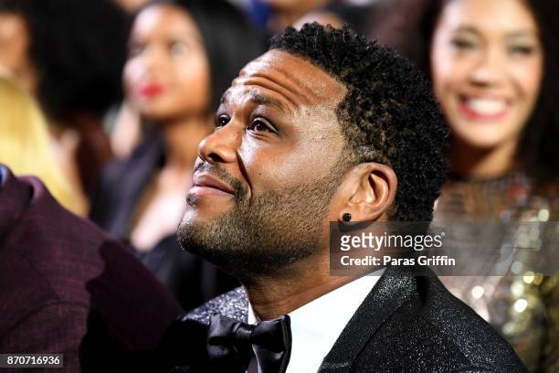 Anthony Anderson attends the 2017 Soul Train Awards, presented by BET, at the Orleans Arena on November 5, 2017 in Las Vegas, Nevada.
