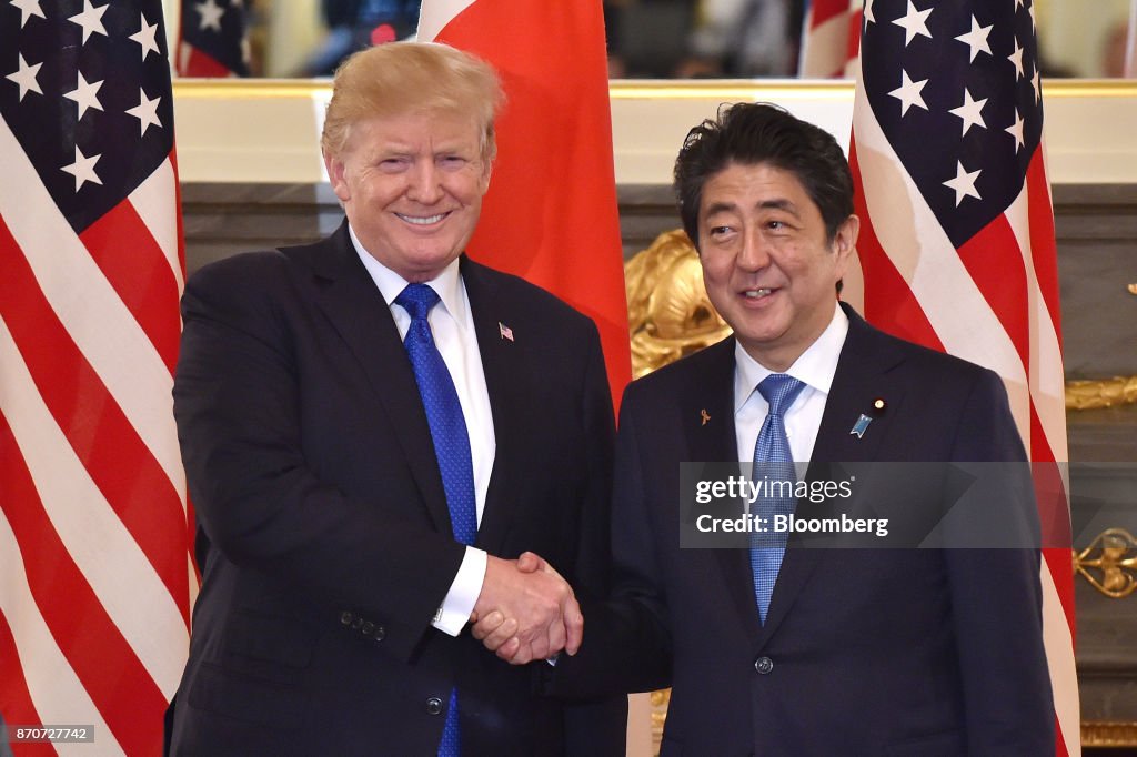 U.S. President Donald Trump's Second Day In Japan