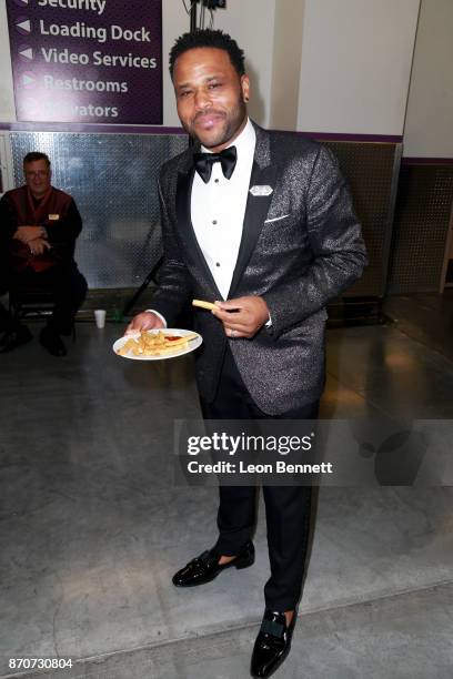 Anthony Anderson attends the 2017 Soul Train Awards, presented by BET, at the Orleans Arena on November 5, 2017 in Las Vegas, Nevada.