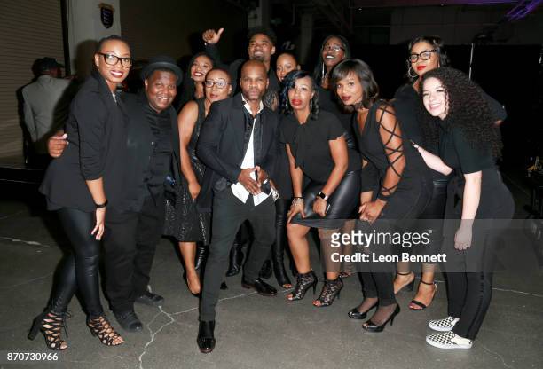 Kirk Franklin and performers attend the 2017 Soul Train Awards, presented by BET, at the Orleans Arena on November 5, 2017 in Las Vegas, Nevada.