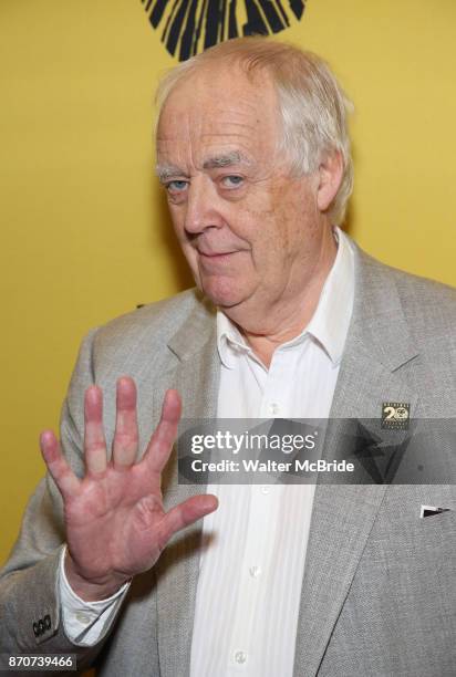 Tim Rice attends the 20th Anniversary Performance of 'The Lion King' on Broadway at The Minskoff Theatre on November e, 2017 in New York City.