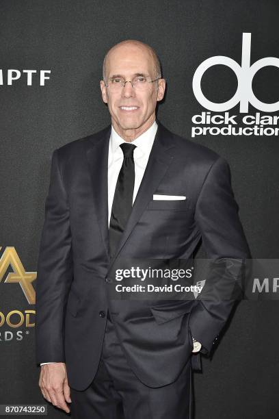 Jeffrey Katzenberg attends the 21st Annual Hollywood Film Awards - Arrivals on November 5, 2017 in Beverly Hills, California.