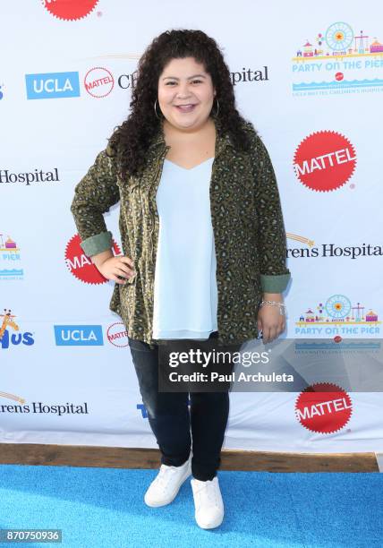 Actress Raini Rodriguez attends the 18th annual Mattel Party On The Pier at Pacific Parkâ Santa Monica Pier on November 5, 2017 in Santa Monica,...