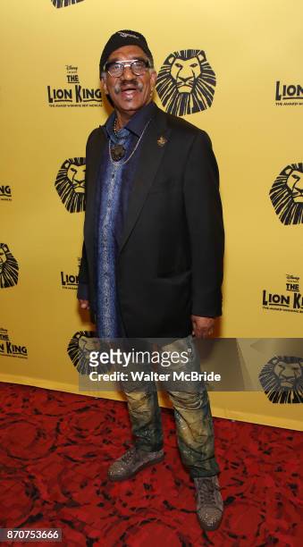 Garth Fagan attends the 20th Anniversary Performance of 'The Lion King' on Broadway at The Minskoff Theatre on November e, 2017 in New York City.