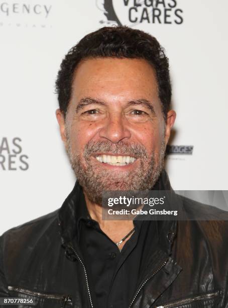 Singer Clint Holmes attends the Vegas Cares benefit at The Venetian Las Vegas honoring victims and first responders of last month's mass shooting at...