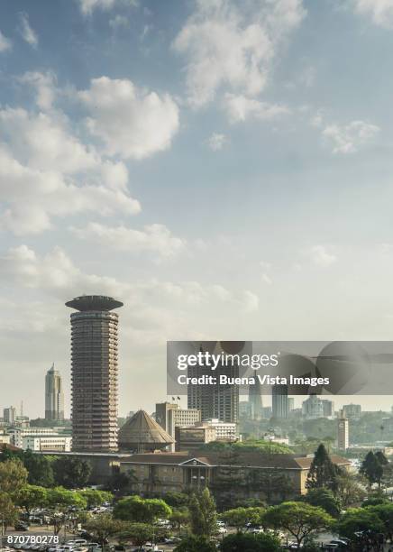 the nairobi's business district. - nairobi - fotografias e filmes do acervo