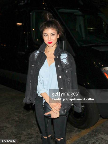Briana Cuoco is seen on November 05, 2017 in Los Angeles, California.
