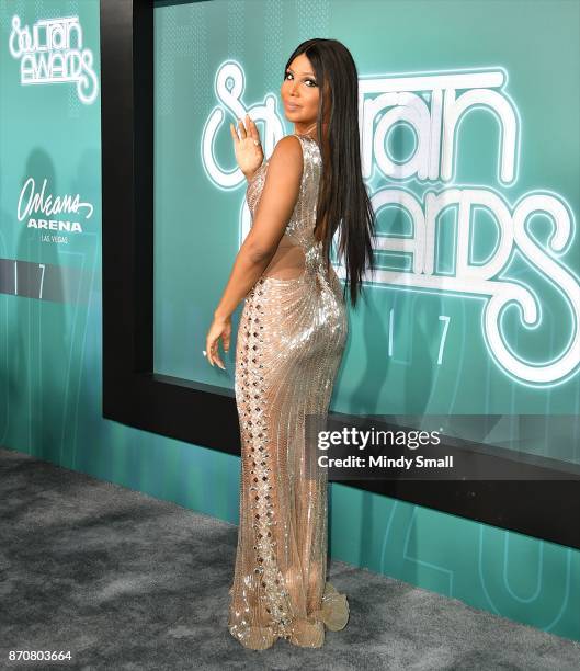 Toni Braxton attends the 2017 Soul Train Music Awards at the Orleans Arena on November 5, 2017 in Las Vegas, Nevada.