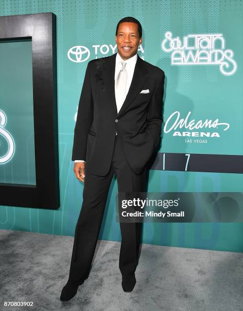 Tony Cornelius attends the 2017 Soul Train Music Awards at the Orleans Arena on November 5, 2017 in Las Vegas, Nevada.