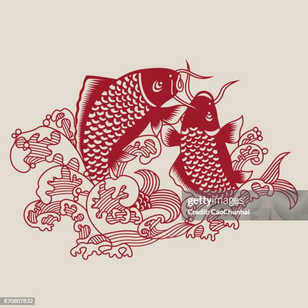 Fish Luck Vector Good Luck Fish Photos and Premium High Res Pictures - Getty Images