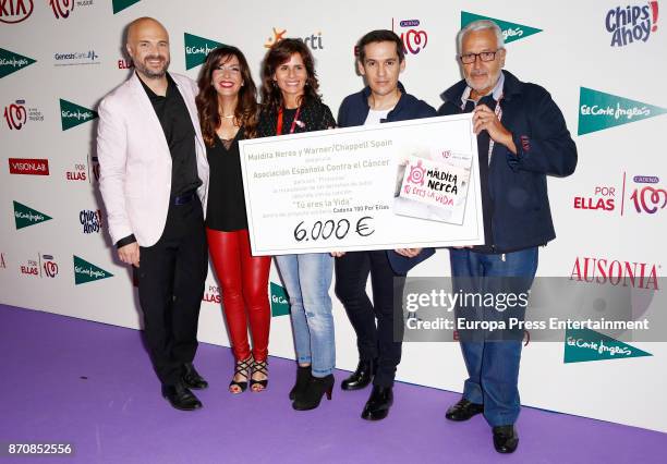 Jorge Ruiz from Maldita Nerea attends the concert Cadena 100 por Ellas whose benefits go to the Spanish Association Against Cancer for the fight...