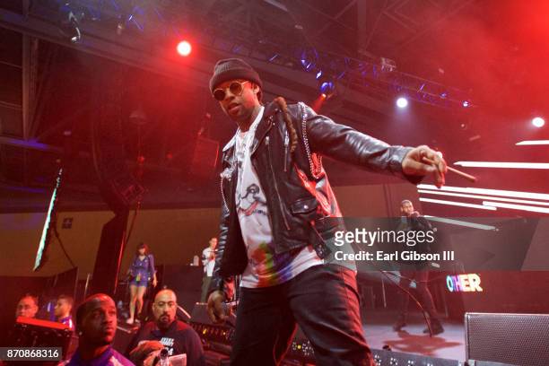 Rapper Ty Dolla $ign performs at ComplexCon 2017 on November 5, 2017 in Long Beach, California.