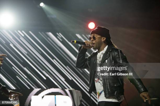 Rapper Ty Dolla $ign performs at ComplexCon 2017 on November 5, 2017 in Long Beach, California.