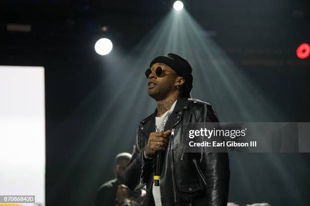 Rapper Ty Dolla $ign performs at ComplexCon 2017 on November 5, 2017 in Long Beach, California.