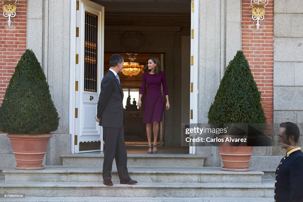 Spanish Royals Host Official Lunch With Israel President