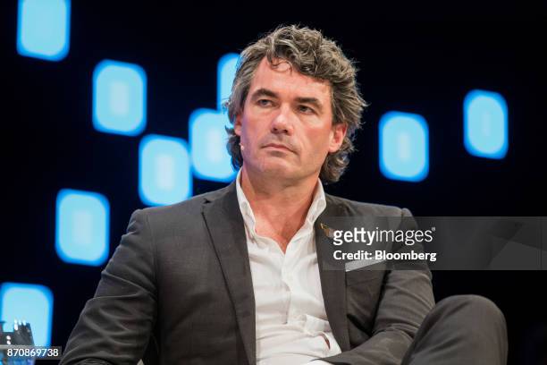 Gavin Patterson, chief executive officer of BT Group Plc, speaks at the Confederation of British Industry Annual Conference in London, U.K., on...