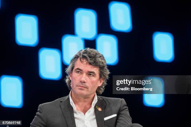 Gavin Patterson, chief executive officer of BT Group Plc, pauses at the Confederation of British Industry Annual Conference in London, U.K., on...