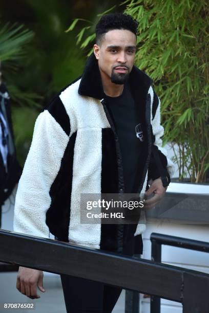 Ashley Banjo seen at the ITV Studios on November 6, 2017 in London, England.