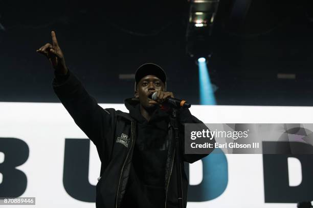 Rapper Buddy performs at ComplexCon 2017 on November 5, 2017 in Long Beach, California.