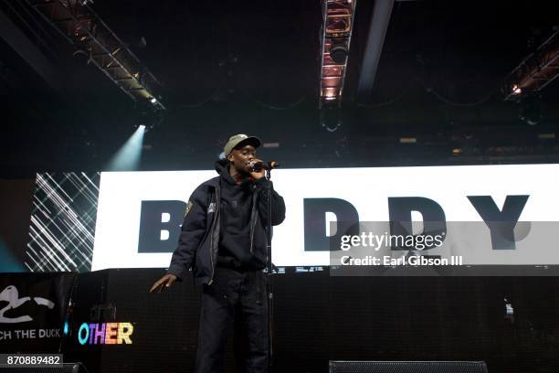 Rapper Buddy performs at ComplexCon 2017 on November 5, 2017 in Long Beach, California.