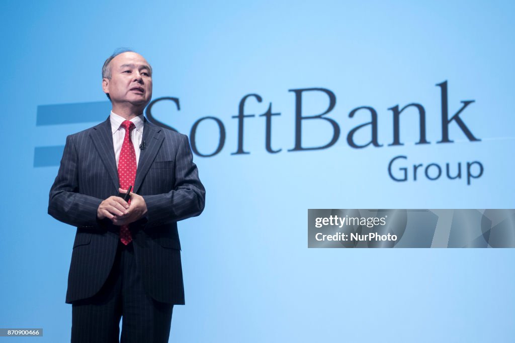 SoftBank Group CEO Masayoshi Son Presents second-Quarter Earnings