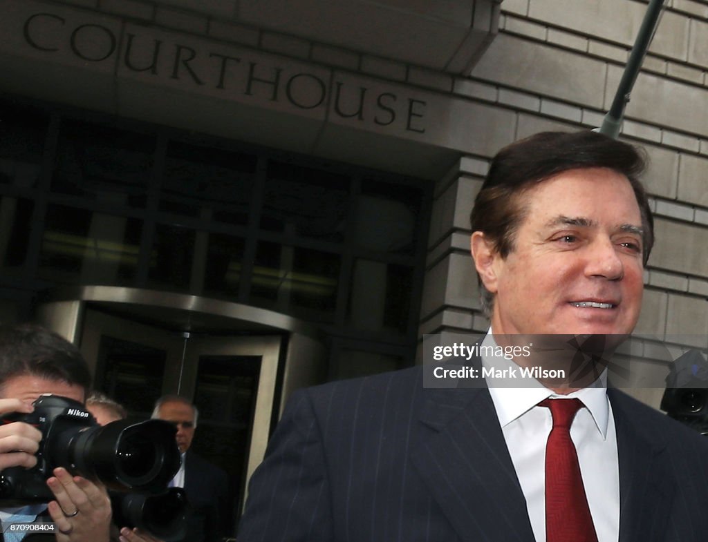 Bond Hearing Held For Former Trump Campaign Chairman Paul Manafort