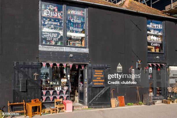 antique shop in rye, east sussex, uk - rye sussex stock pictures, royalty-free photos & images