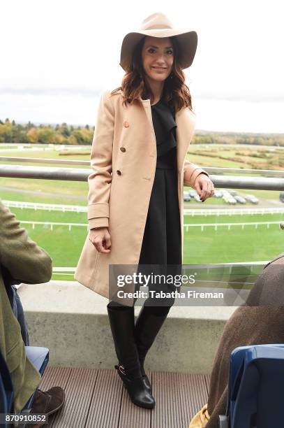 Sara Quaglia attends race day at Ascot Racecourse on November 4, 2017 in Ascot, England.