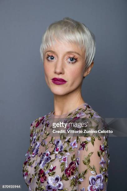 Actor Andrea Riseborough is photographed during the 61st BFI London Film Festival on October 14, 2017 in London, England.