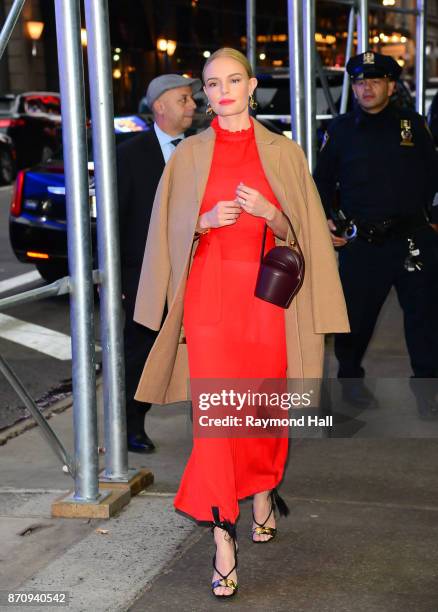 Actress Kate Bosworth is seen walking in Midtown on November 6, 2017 in New York City.