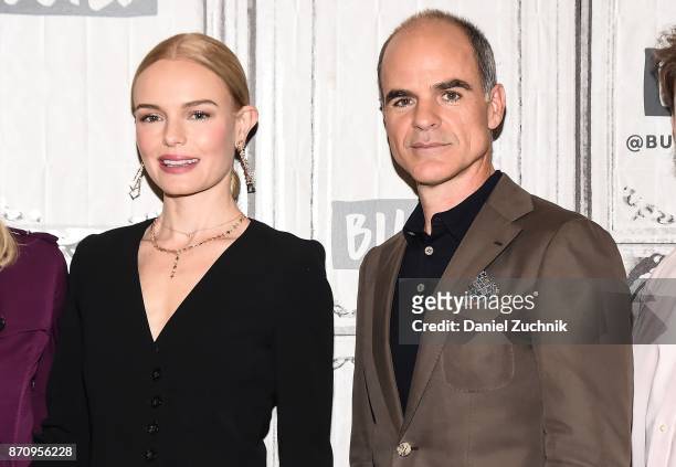 Kate Bosworth and Michael Kelly attend the Build Series to discuss the mini-series 'The Long Road Home' at Build Studio on November 6, 2017 in New...