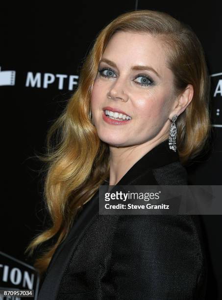 Amy Adams arrives at the 21st Annual Hollywood Film Awards at The Beverly Hilton Hotel on November 5, 2017 in Beverly Hills, California.