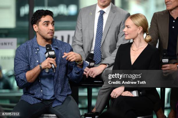 Bonilla and Kate Bosworth attend Build Presents the cast of "The Long Road Home" at Build Studio on November 6, 2017 in New York City.