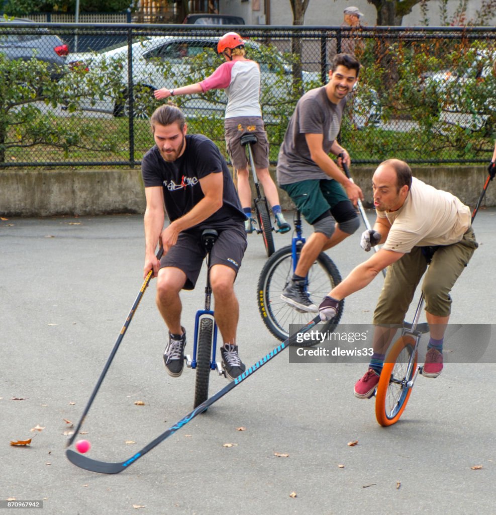 Unicycle Hockey