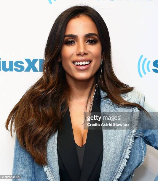 Singer Anitta visits the SiriusXM Studios on November 6, 2017 in New York City.