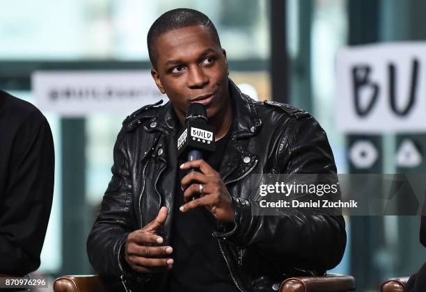 Leslie Odom Jr. Attends the Build Series to discuss the new film 'Murder on The Orient Express' at Build Studio on November 6, 2017 in New York City.