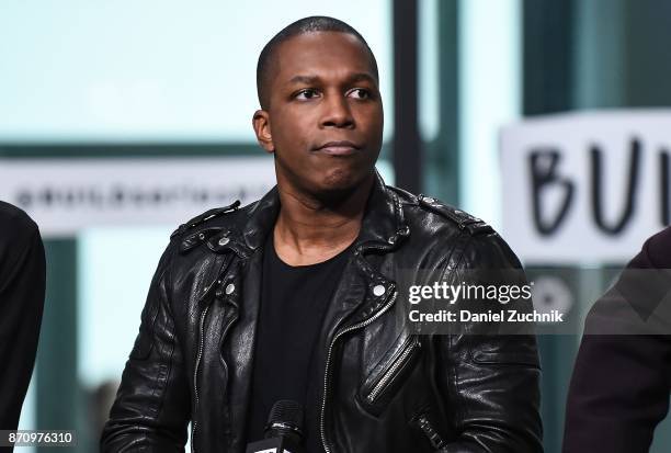 Leslie Odom Jr. Attends the Build Series to discuss the new film 'Murder on The Orient Express' at Build Studio on November 6, 2017 in New York City.