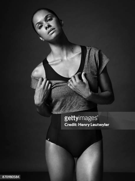 Ballerina Misty Copeland is photographed for Self Assignment on April 25, 2016 in New York City.