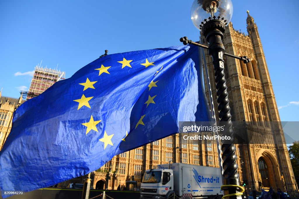 Protest against Brexit At Westminster